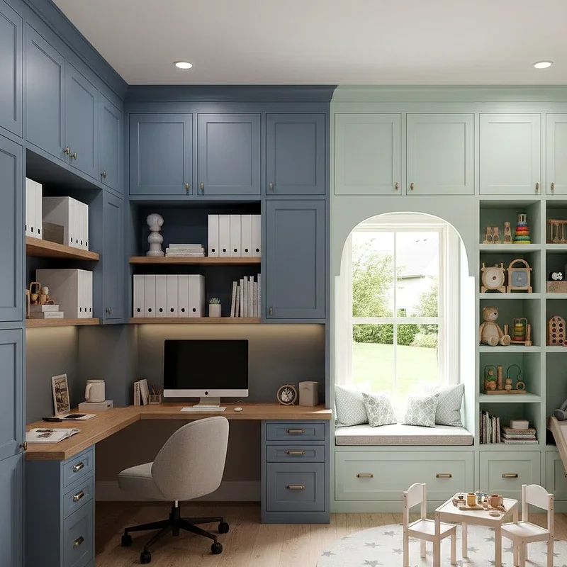Office and Playroom Combo Ideas