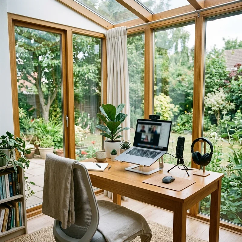 Small Sunroom Office Ideas