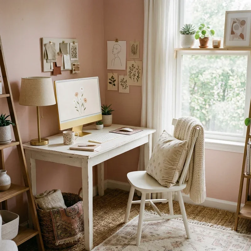 Girly Home Office Ideas