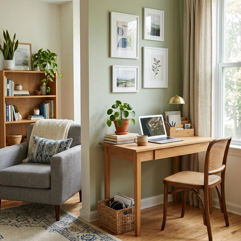Living Room and Office Combo Ideas