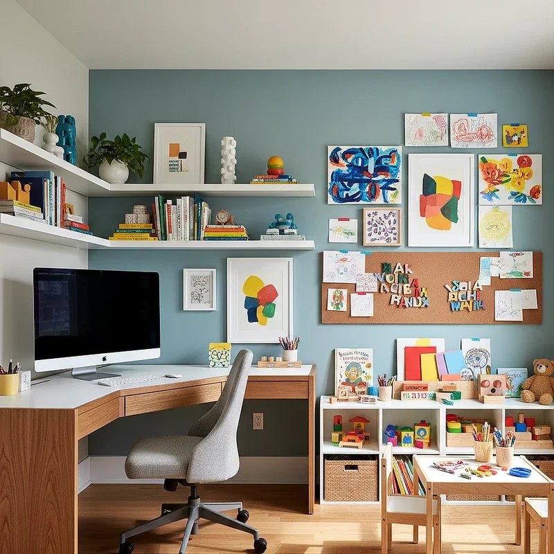 Office and Playroom Combo Ideas