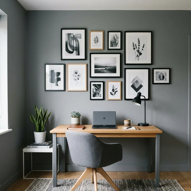 Gray Office Ideas