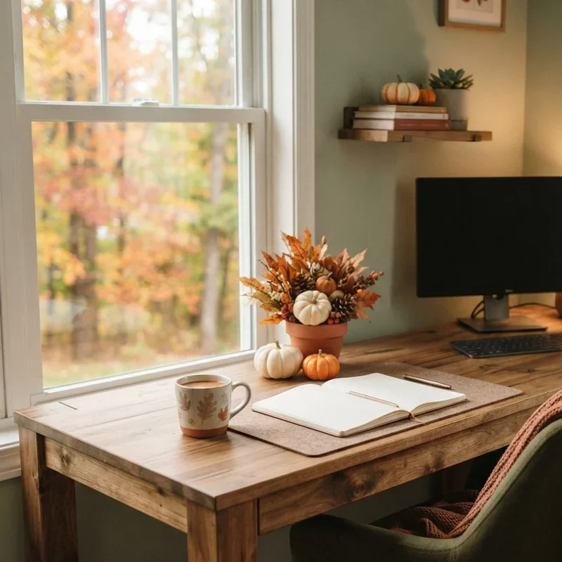 15 Fall Office Decor Ideas to Cozy Up Your Workspace