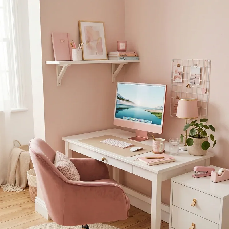 Girly Home Office Ideas