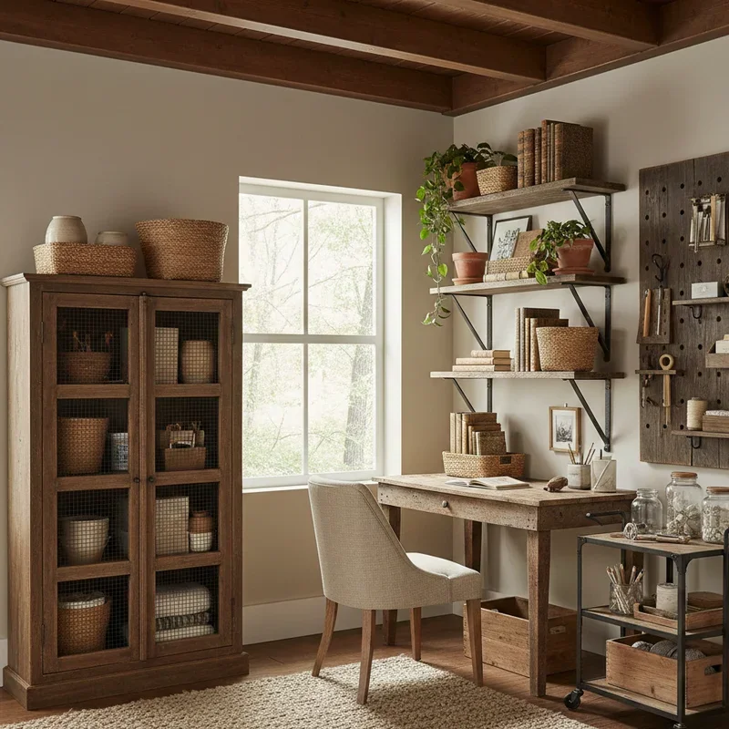 Small Rustic Office Ideas