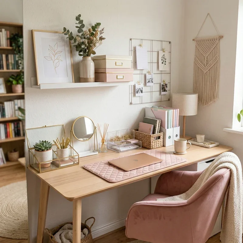 Girly Home Office Ideas