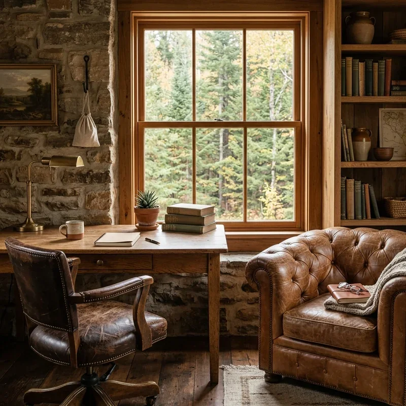 Rustic Home Office Ideas