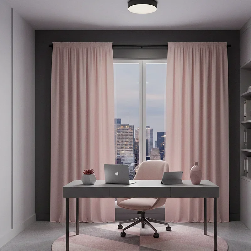 Pink and Grey Office Ideas