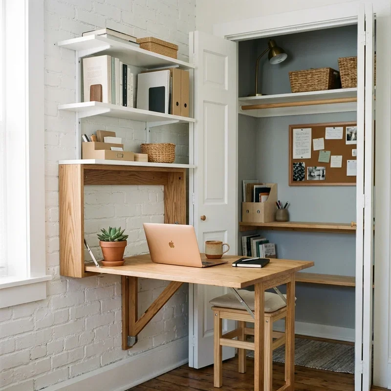 Closet Office Ideas