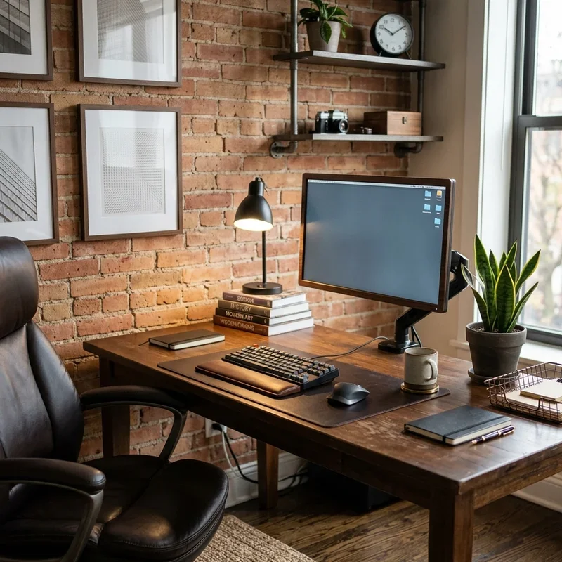 Masculine Home Office Ideas