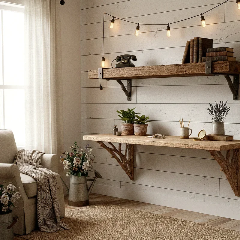 Rustic Farmhouse Office Ideas