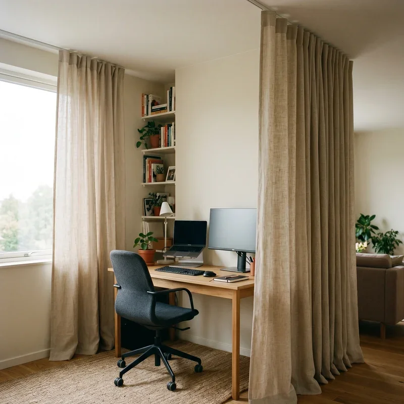 Home Office Curtains Ideas