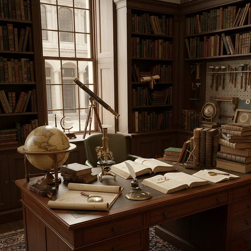 Dark Academia Office Ideas