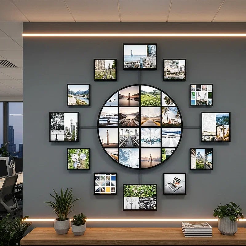 Office Photo Wall Ideas