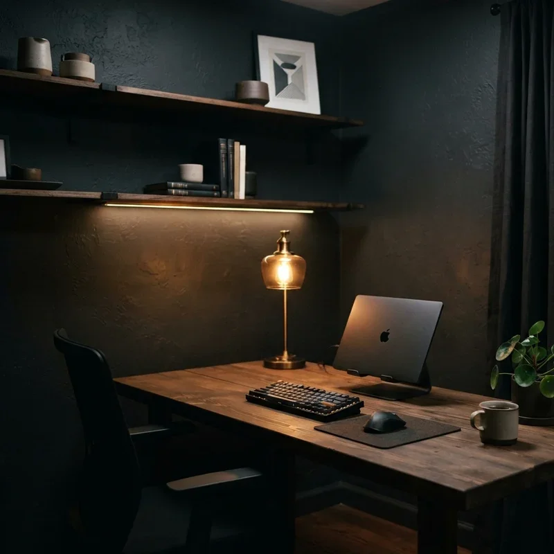 15 Dark Home Office Ideas for a Bold, Stylish Workspace
