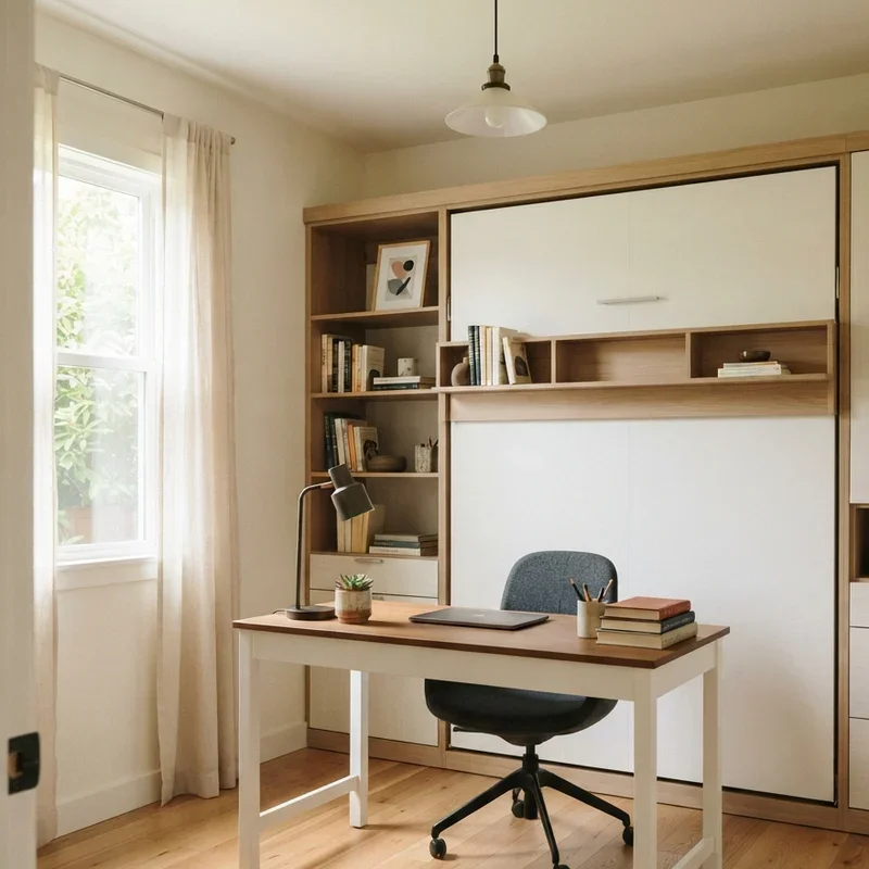 Home Office Ideas With Murphy Bed