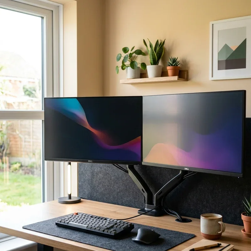 Home Office Ideas with Multiple Monitors