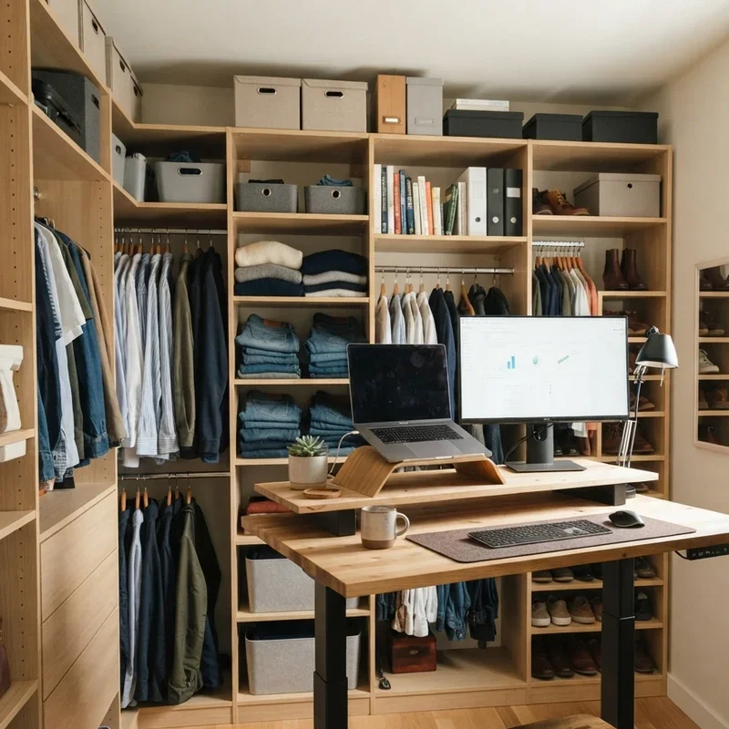 Walk In Closet Office Ideas