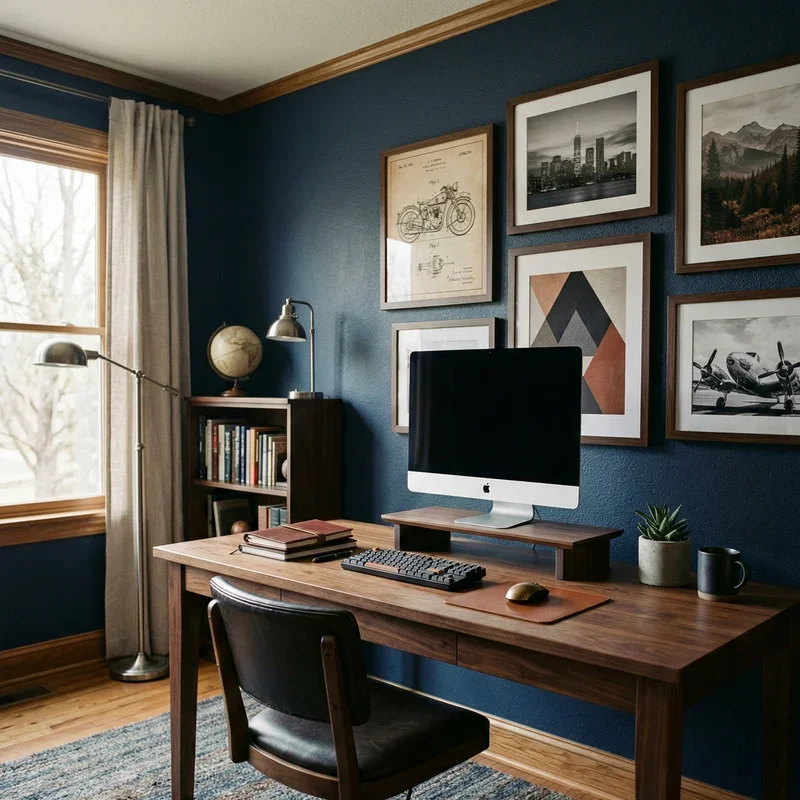 Men's Home Office Ideas