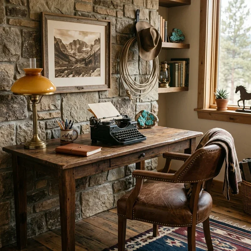 15 Western Office Decor Ideas for Rustic Workspaces