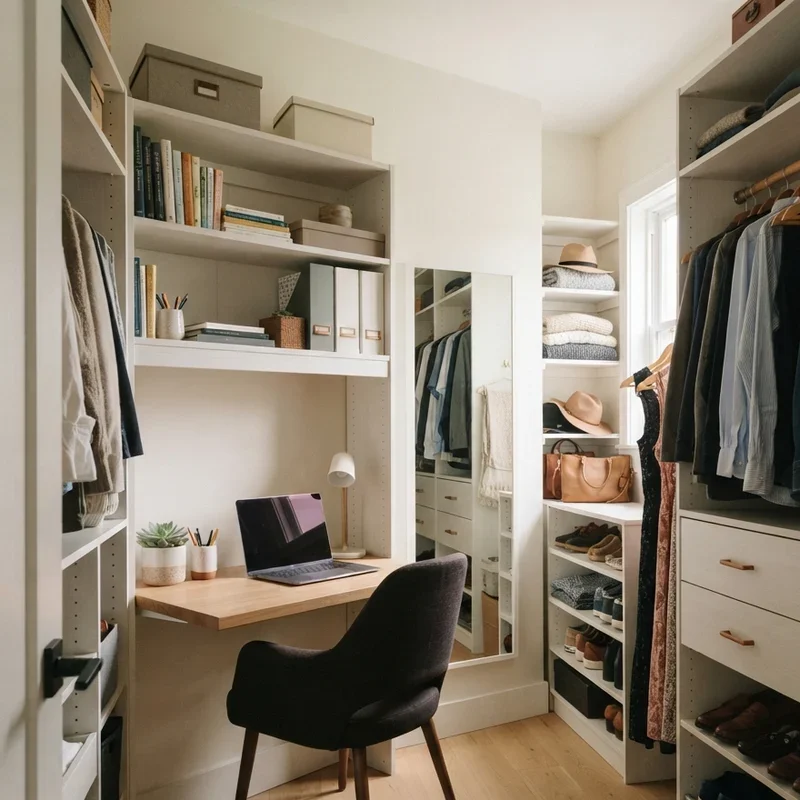 Walk In Closet Office Ideas