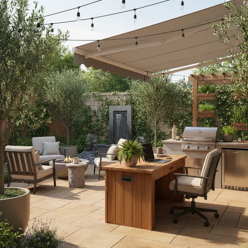 Patio Office Ideas