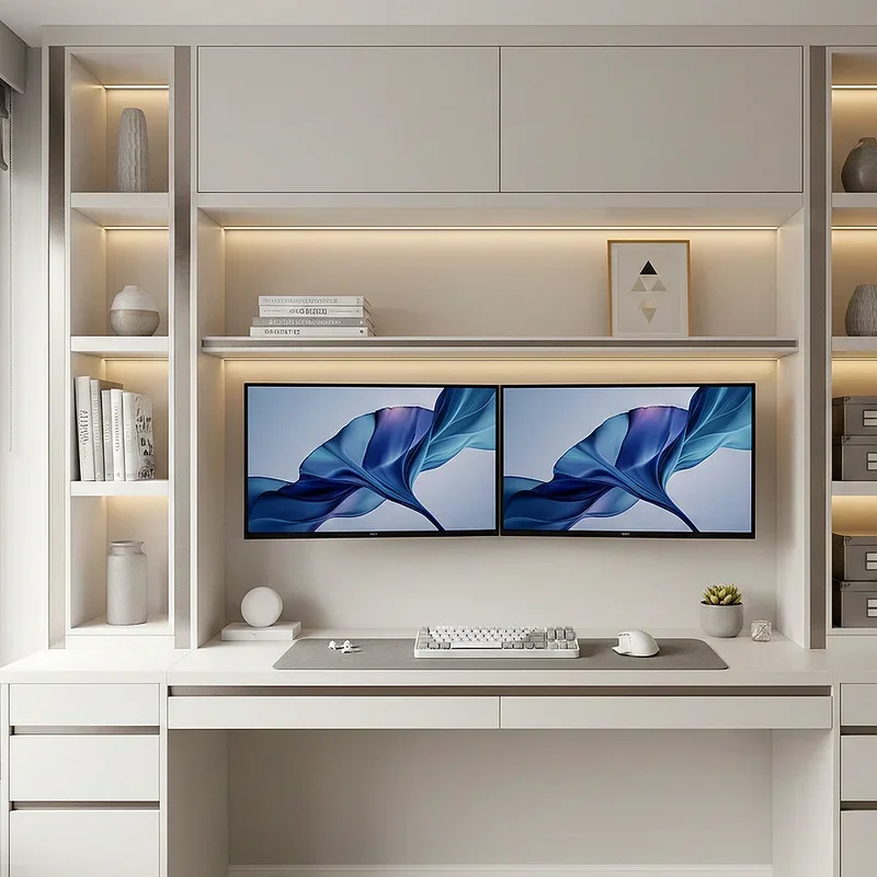 Dual Monitor Desk Setup Ideas