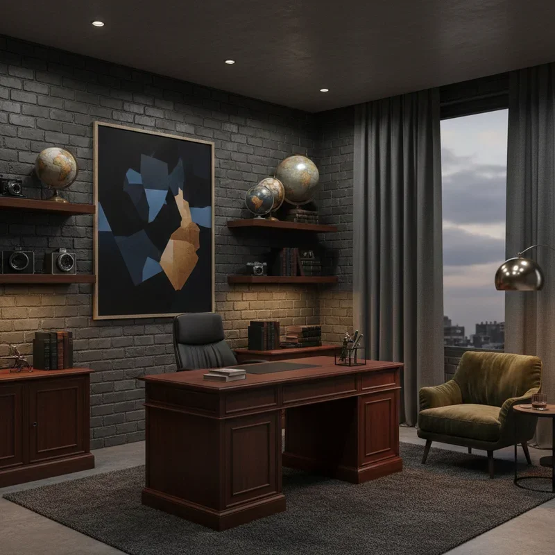 Home Office Man Cave Ideas