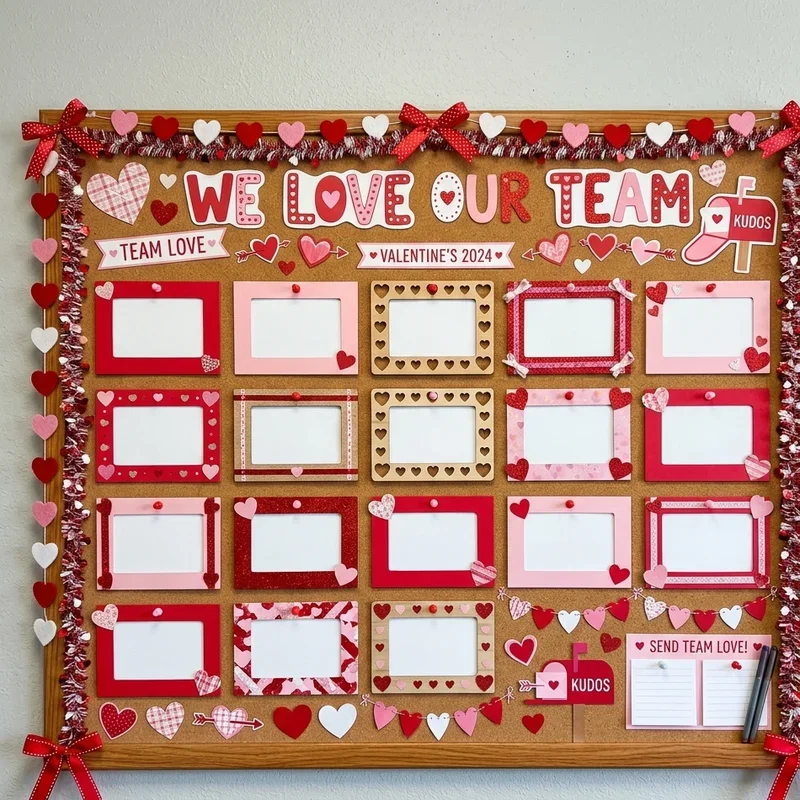 Valentine’s Day Workplace Bulletin Board Ideas