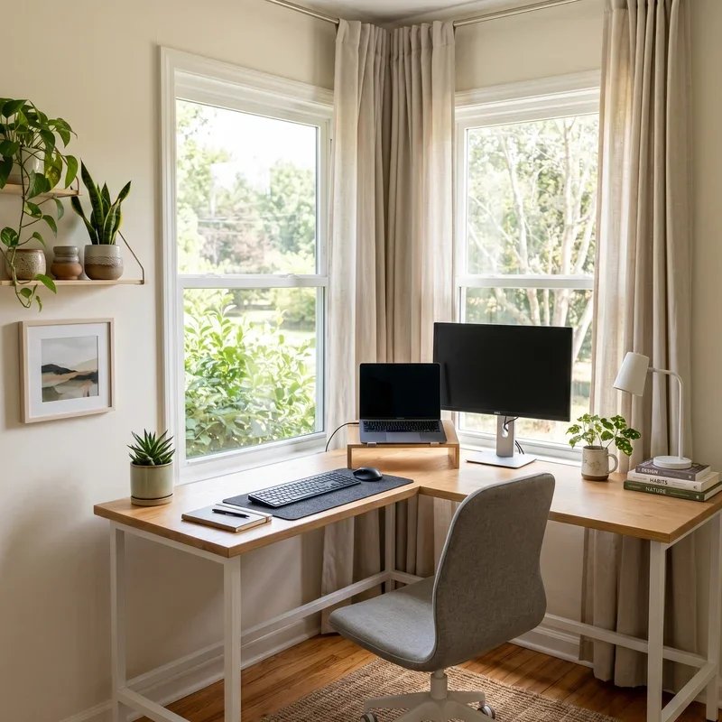 Home Office Corner Desk Ideas