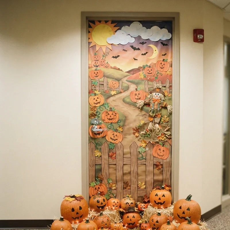 Halloween Office Door Ideas