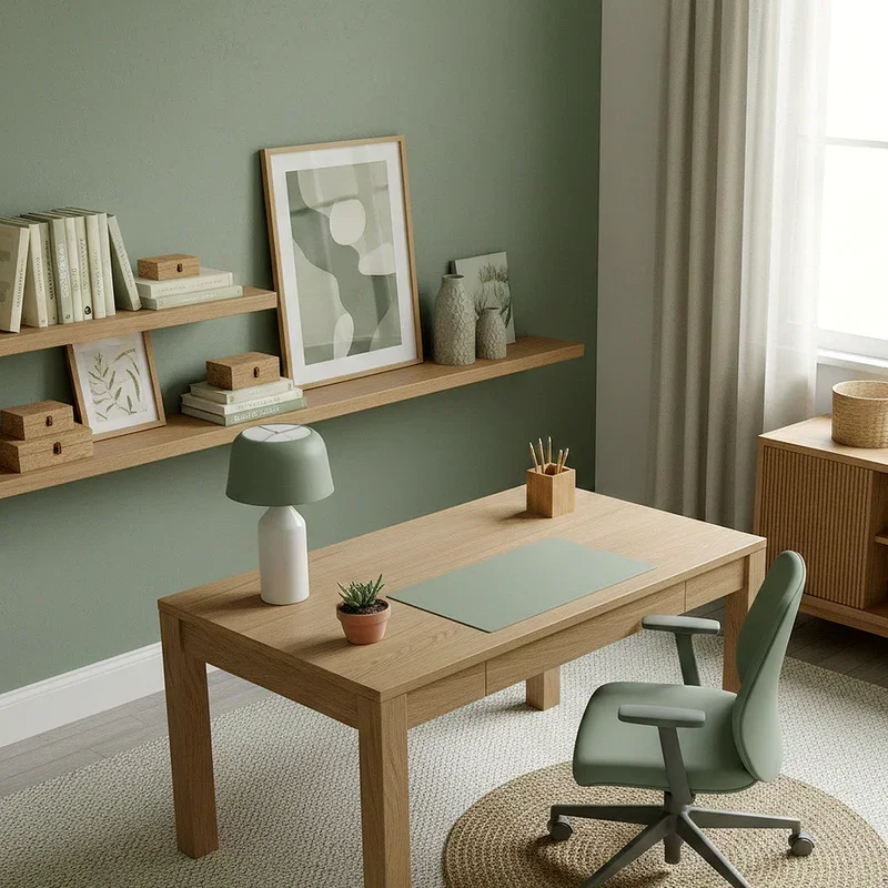 Sage Green Office Ideas