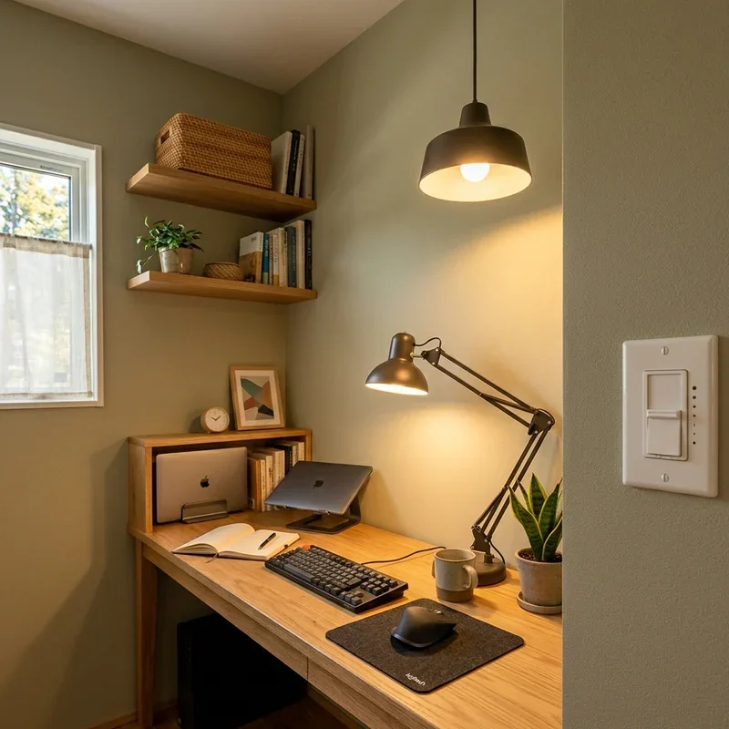 Small Home Office Lighting Ideas