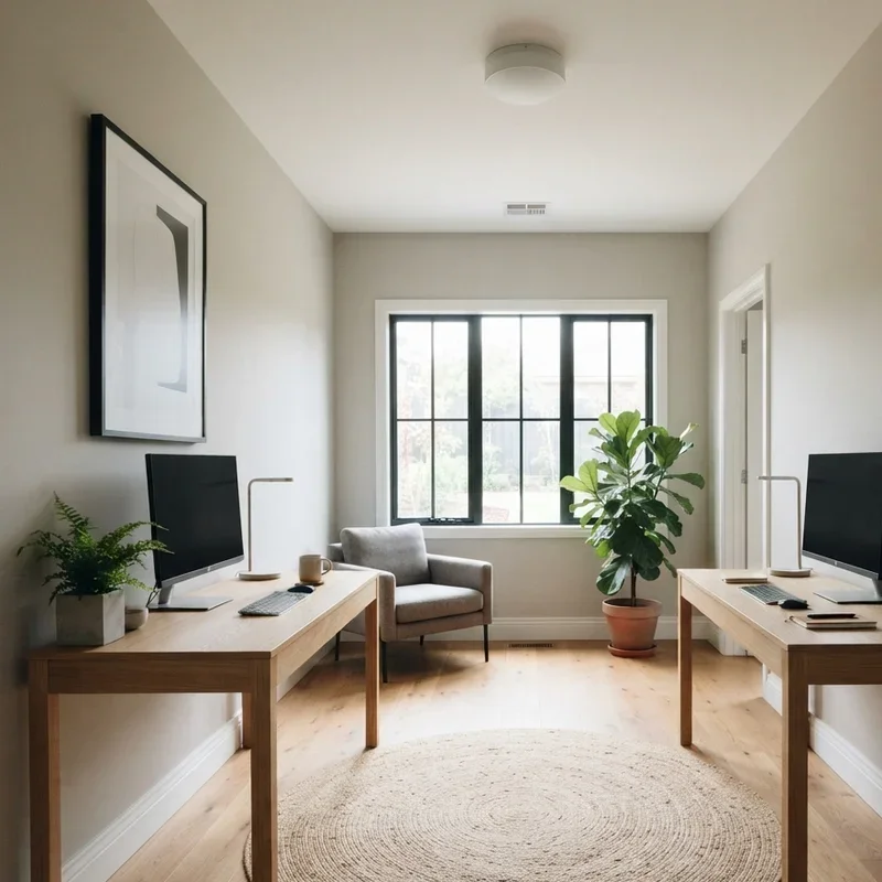 Double Desk Office Ideas