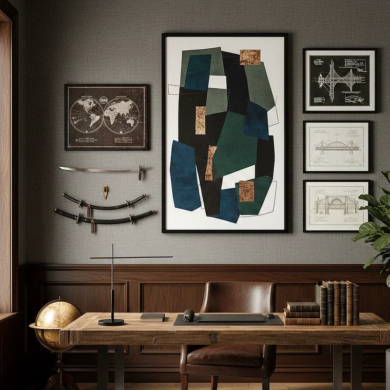 Masculine Office Ideas