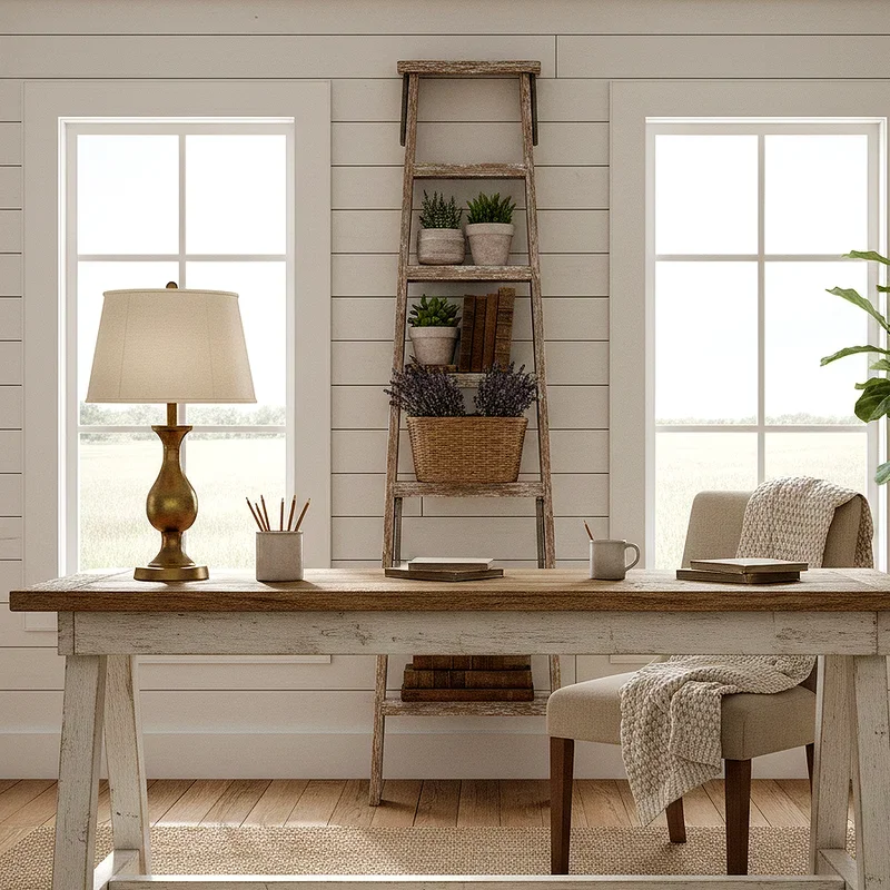 Rustic Farmhouse Office Ideas