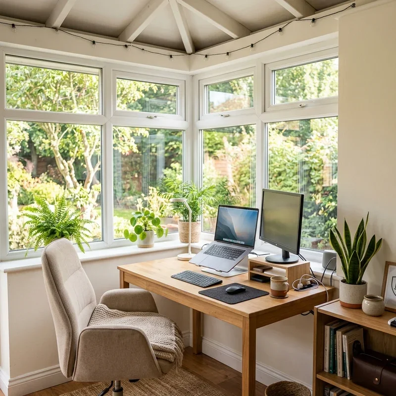 Small Sunroom Office Ideas