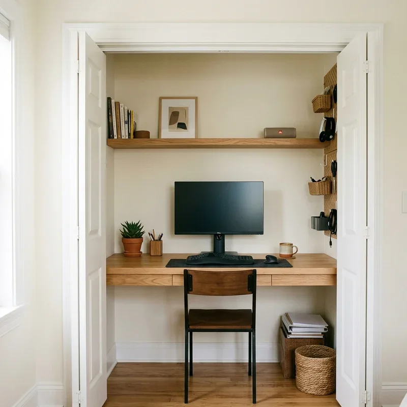 Closet Office Ideas