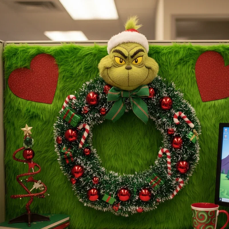 Grinch Office Decor Ideas