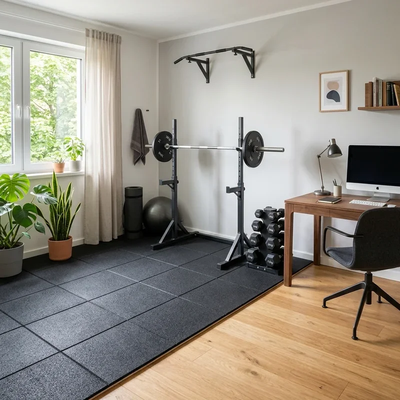 Home Gym and Office Combo Ideas