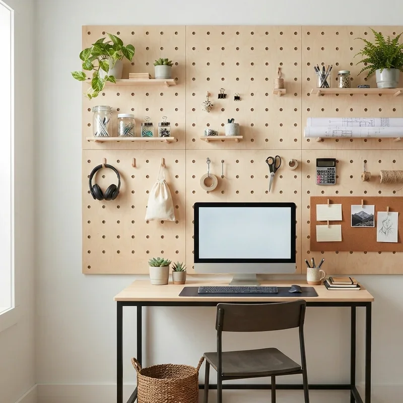 Pegboard Office Ideas