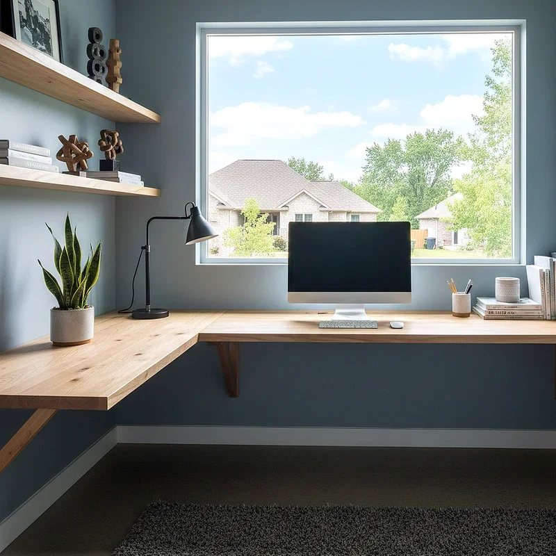 L Shaped Desk Office Ideas