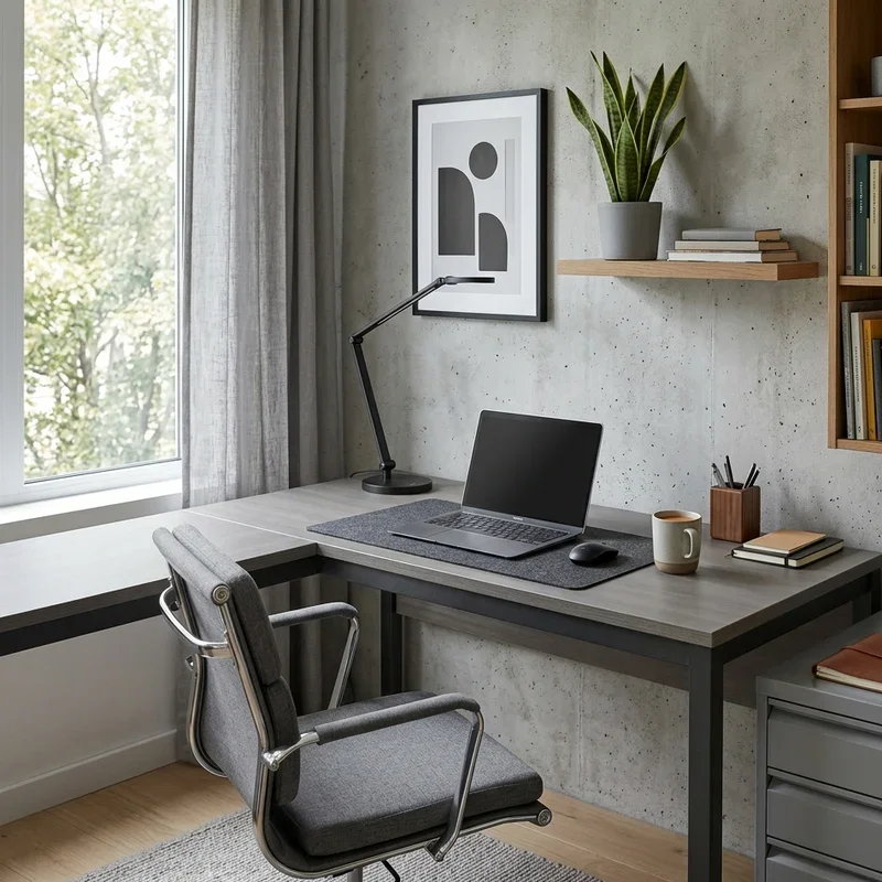 Gray Office Ideas