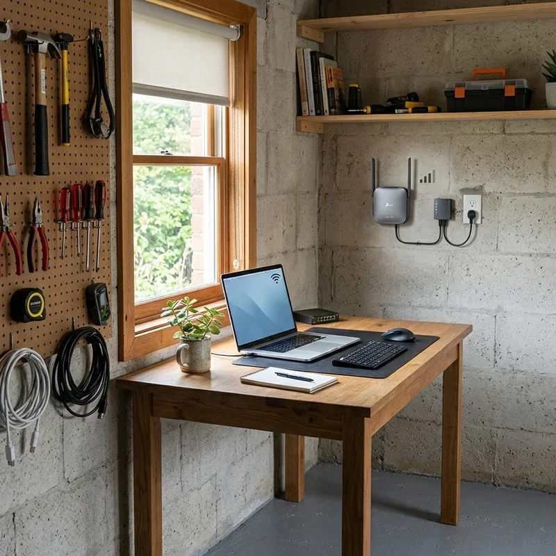 Garage Office Ideas
