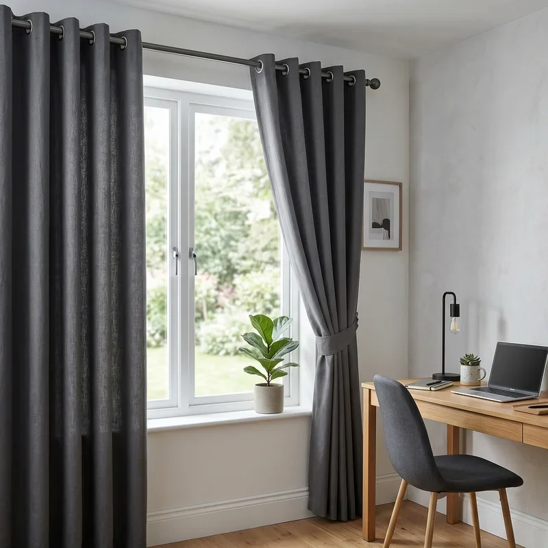 Home Office Curtains Ideas