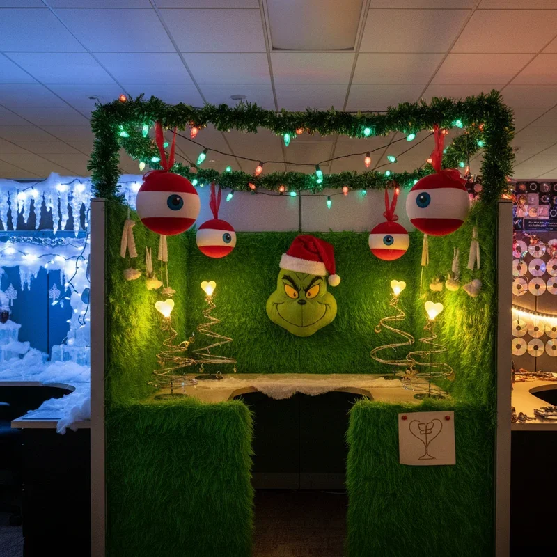 Grinch Office Decor Ideas
