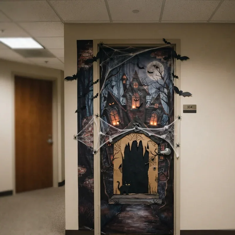 Halloween Office Door Ideas