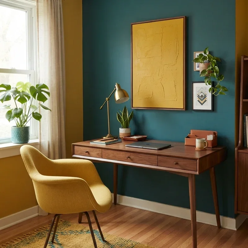 Mid Century Modern Home Office Ideas