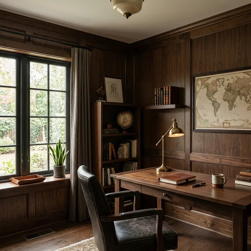 Masculine Home Office Ideas