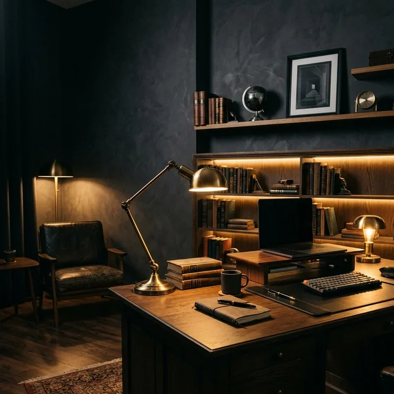 Masculine Home Office Ideas